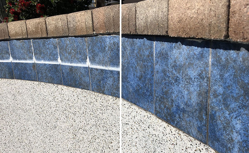 Pool Tile Cleaning